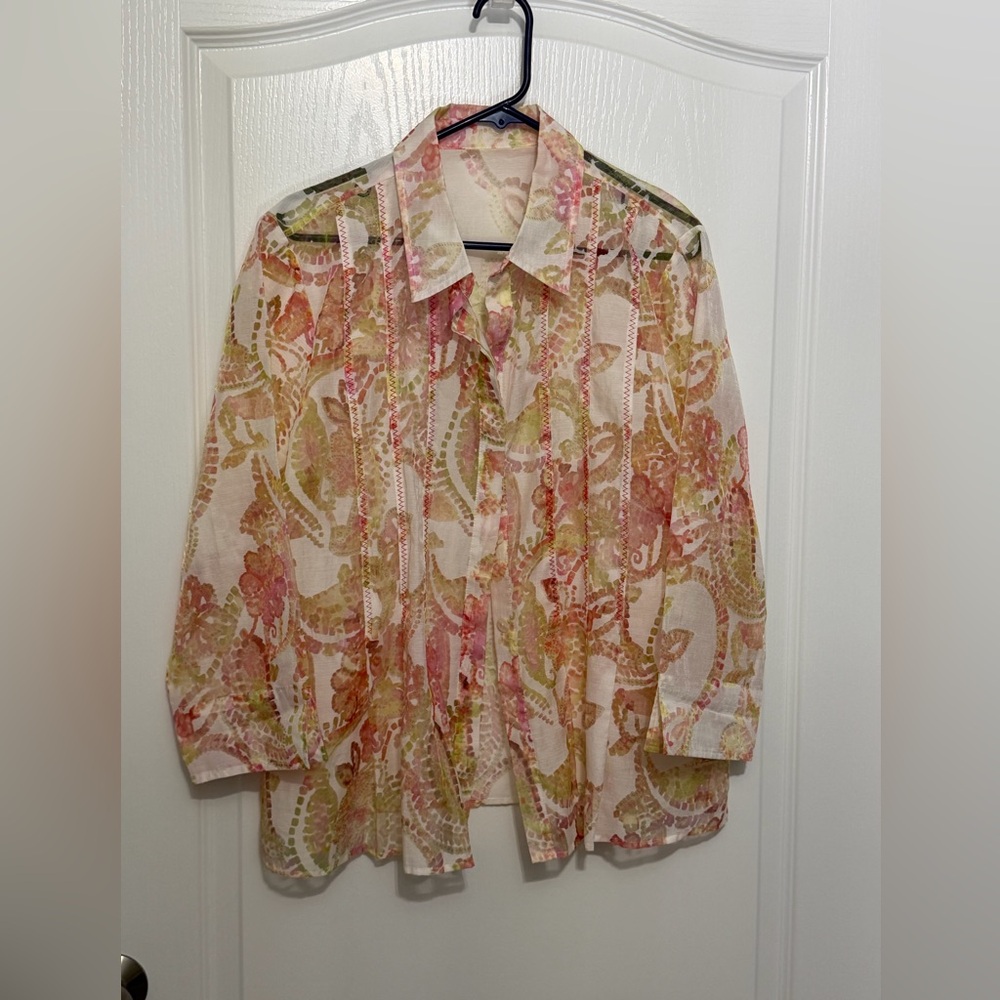 Floral Sheer Blouse